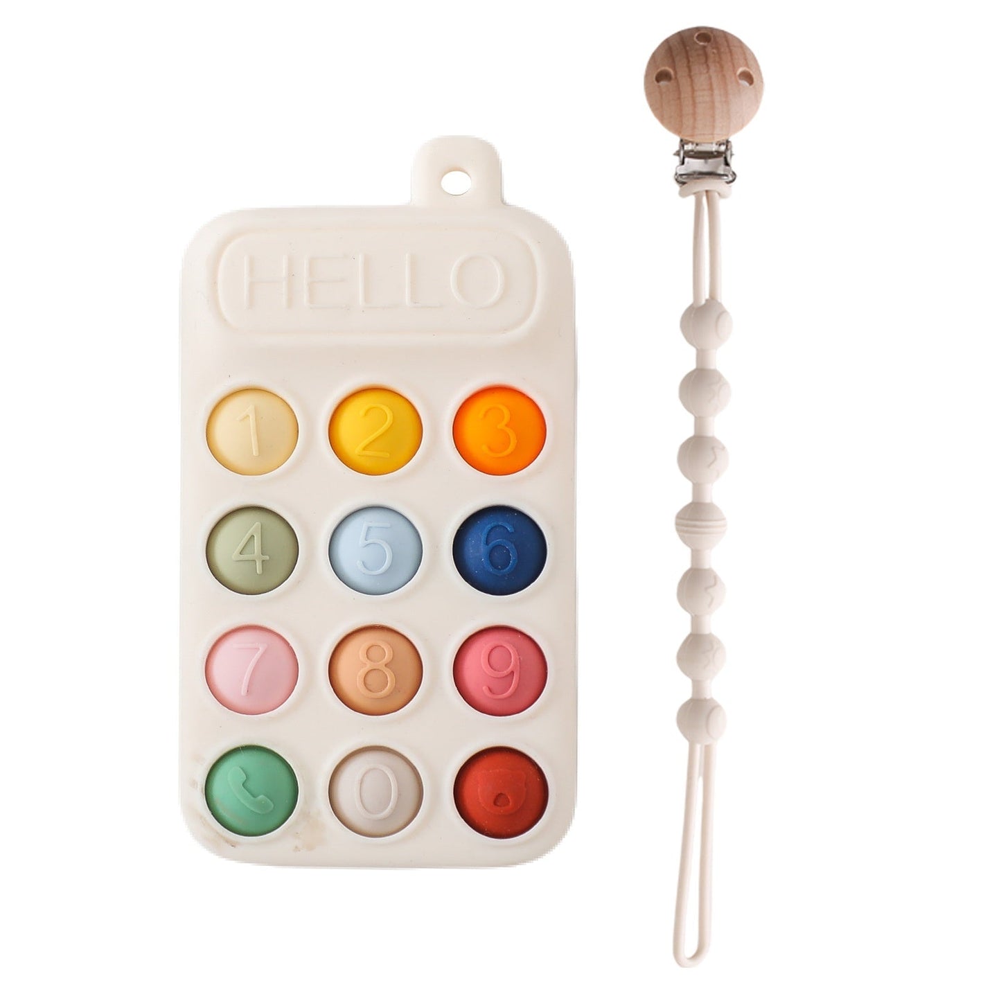 Children Teether Remote Control Silicone Long Teeth Comfort Toy