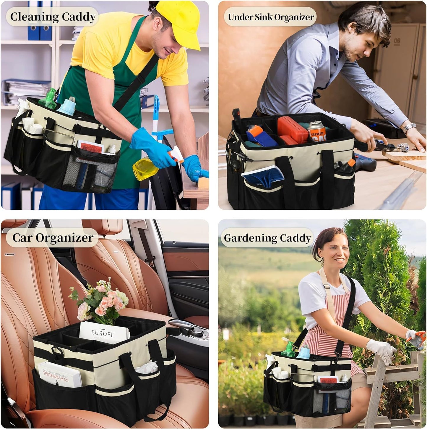 Large Wearable Cleaning Ditty Bag Cleaning Supplies Storage Bag